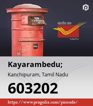 Kayarambedu; Post office
