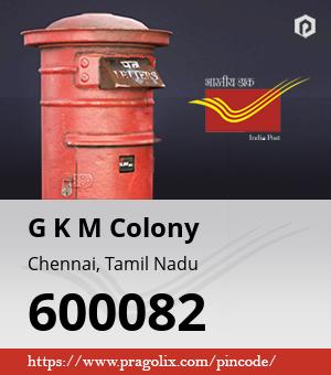 G K M Colony Post office