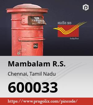 Mambalam R.S. Post office