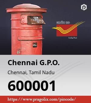 Chennai G.P.O.  Post office