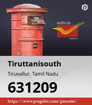 Tiruttanisouth Post office