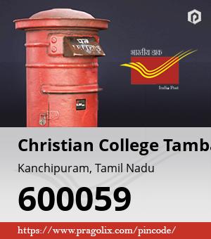 Christian College Tambaram Post office