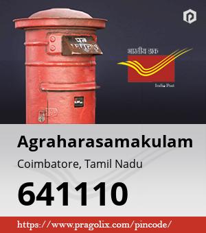 Agraharasamakulam Post office