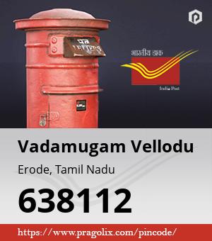 Vadamugam Vellodu Post office