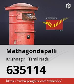 Mathagondapalli Post office