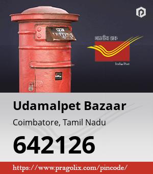 Udamalpet Bazaar Post office