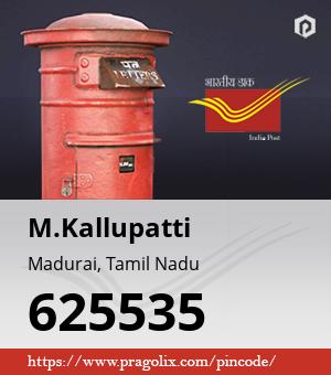 M.Kallupatti Post office