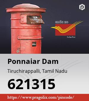 Ponnaiar Dam Post office