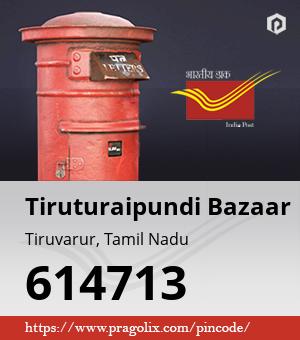 Tiruturaipundi Bazaar Post office
