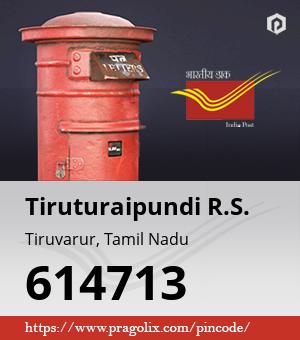 Tiruturaipundi R.S. Post office
