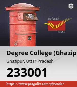 Degree College (Ghazipur) Post office