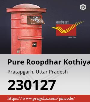 Pure Roopdhar Kothiyahi Post office