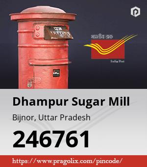 Dhampur Sugar Mill Post office