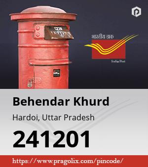 Behendar Khurd Post office