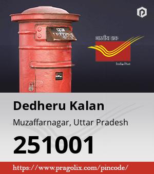 Dedheru Kalan Post office