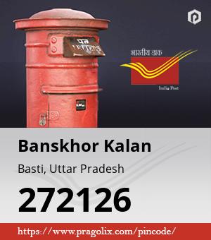 Banskhor Kalan Post office