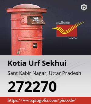 Kotia Urf Sekhui Post office