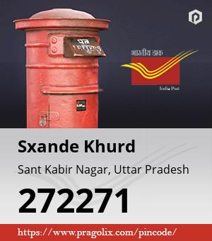 Sxande Khurd Post office