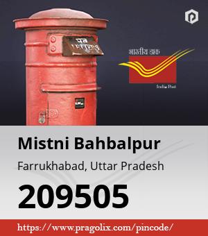 Mistni Bahbalpur Post office