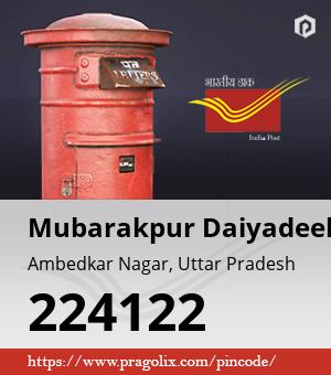 Mubarakpur Daiyadeeh Post office