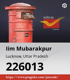 Iim Mubarakpur Post office