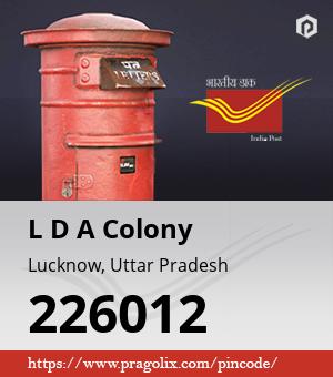 L D A Colony Post office