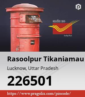 Rasoolpur Tikaniamau Post office