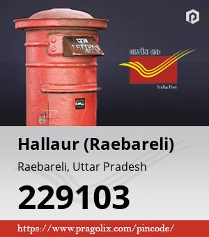 Hallaur (Raebareli) Post office