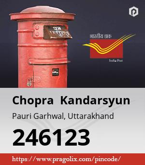 Chopra  Kandarsyun Post office