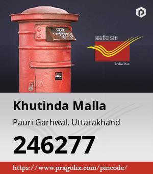 Khutinda Malla Post office