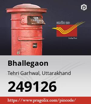 Bhallegaon Post office