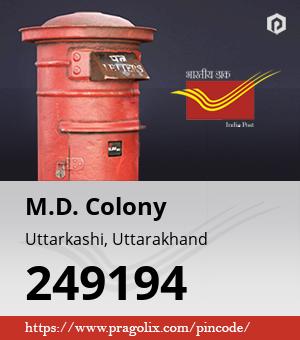 M.D. Colony Post office