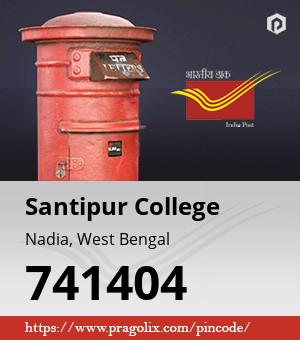 Santipur College Post office