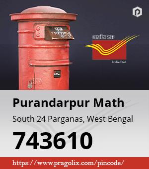 Purandarpur Math Post office