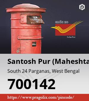 Santosh Pur (Maheshtala)so Post office