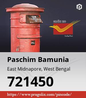 Paschim Bamunia Post office