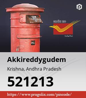 Akkireddygudem Post office