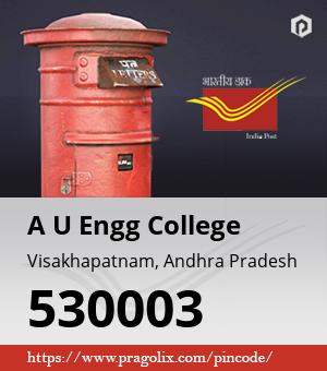 A U Engg College Post office