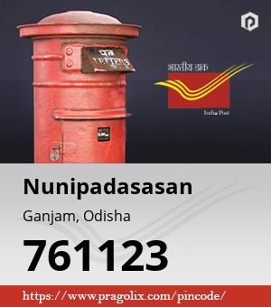 Nunipadasasan Post office