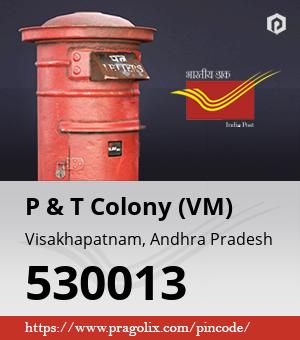 P & T Colony (VM) Post office