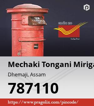 Mechaki Tongani Mirigaon Post office