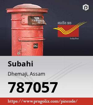 Subahi Post office