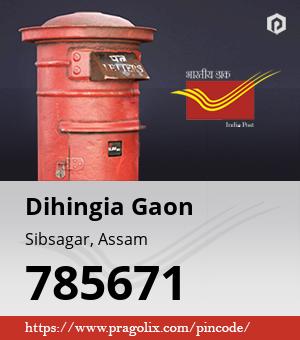 Dihingia Gaon Post office