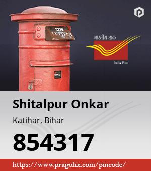 Shitalpur Onkar Post office