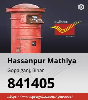 Hassanpur Mathiya Post office