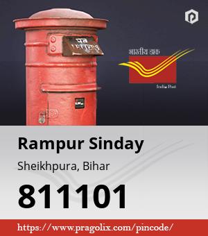 Rampur Sinday Post office