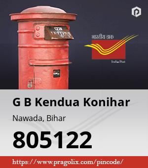 G B Kendua Konihar Post office