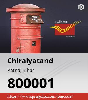 Chiraiyatand Post office