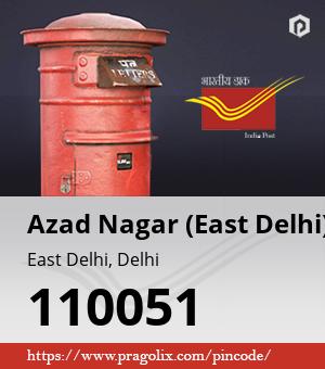 Azad Nagar (East Delhi) Post office