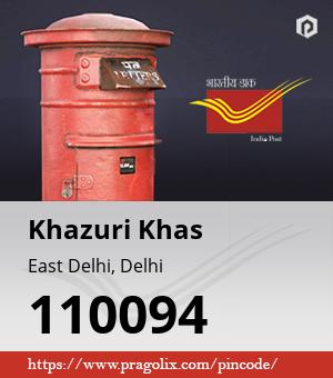 Khazuri Khas Post office